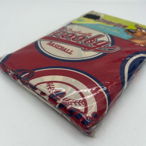 New Vintage Scooby Doo Baseball Window Valance Red White & Blue 84x15 - Picture 5 of 8